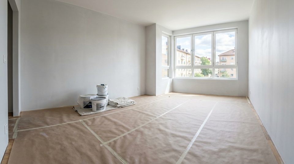Spackling och slipning